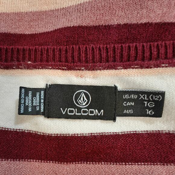 Volcom Gurrl Crush Striped Halter Dress Size XL (12) NWT - Picture 5 of 6